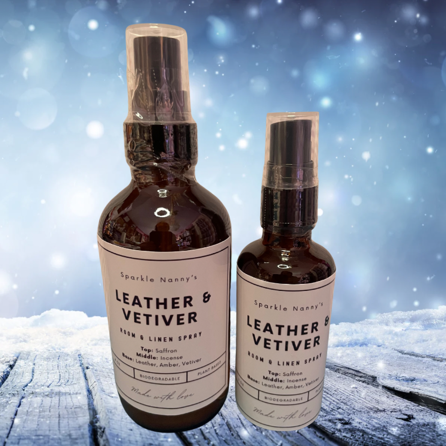 Leather & Vetiver Room & LInen spray