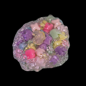 Cute bead & Sugar scrub vacuum stress ball
