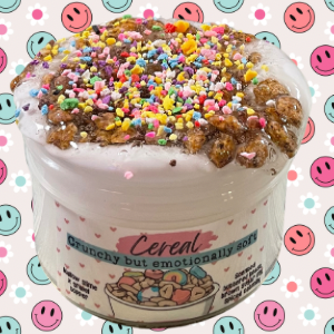 Cereal "Crunchy but emotionally soft"